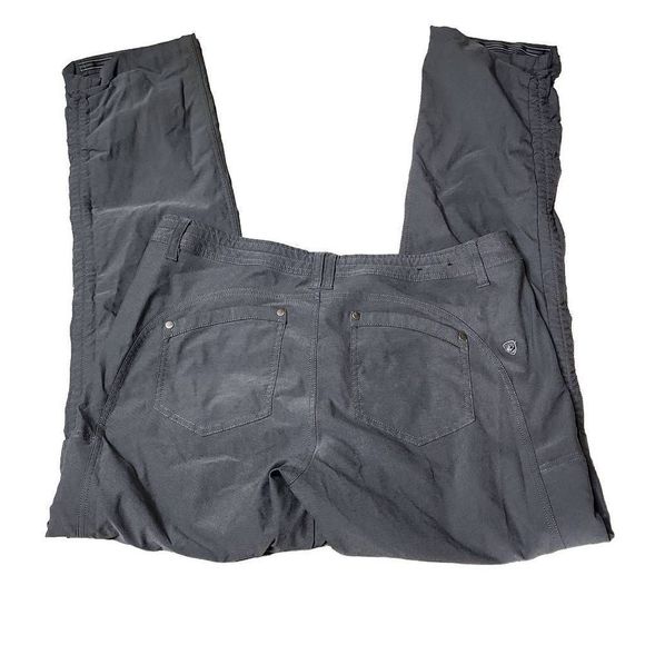 Kuhl women's gorpcore grey cinchable hiking pants 32" - Picture 4 of 4